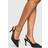 boohoo Womens Wide Fit Bow Slingback Court Shoes - Black