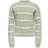 Only Pullover Kogfranca Striktrøje - Creme/Pastelgrøn