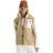 The North Face Yumiori Full Zip Fleece Jacket - Khaki Stone White