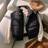 Shein Teen Girls Casual All-Match Versatile Sleeveless Stand Collar Short Cotton Padded Vest - Autumn/Winter