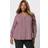 Yours Curve Mauve Purple Crinkle Button Blouse