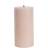 Uyuni Piller Smooth Beige LED Candle 15.2cm