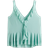 H&M Lichtturkoois Singlet Met Volants - Dames