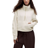 Lululemon Scuba Oversized Funnel Neck Half Zip - Heathered Light Ivory/Gold