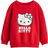 H&M Pige Kitty Sweatshirt Med Tryk - Rød/Hello