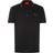 HUGO BOSS Dinoso222 Stretch Cotton Slim Fit Polo Shirt with Printed Logo - Black