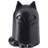 IKEA Kustfyr Black Candle 12cm