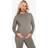 boohoo Womens Maternity Sculpt Long Sleeve Top Grey