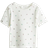H&M Ribbed Cotton Top - White/Floral (1295496002)