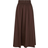 Neo Noir Yara Poplin Skirt - Chocolate Brown