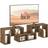 Homcom Free Combination Rustic Brown TV Bench 180x44cm