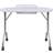 vidaXL Folding Manicure Table with Wheels Black Table