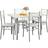 Casaria Compact Modern Bordgruppe 70x110cm 5stk