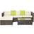 OutSunny 860-017BN - Brown Outdoor Lounge Set