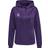 Hummel Core Xk Poly Sweat Hoodie Woman - Acai/White