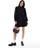 New Look Long Sleeve Crinkle Mini Dress - Black