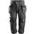 Snickers Workwear 6905 Flexiwork Ripstop Pirate Trouser - Steel Grey/Black