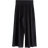Lindex Cropped Trousers with Wide Legs - Black