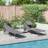 vidaXL Foldestol Med Pude 2-Person 2 Pcs 56 x 190 x 81 cm
