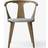 &Tradition In Between SK1 Black Lacquered Oak Kitchen Chair 77cm