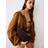 Bershka Faux Suede Mini Bag - Brown