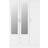 SECONIQUE Nevada White Gloss Wardrobe 116x182.5cm