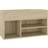 vidaXL Engineered Wood Bench Sonoma Oak Shoe Rack 80x45cm