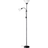 Brilliant Spari White/Black Floor Lamp 180cm