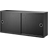 String CD7820 Black Stained Ash Shelving System 78x37cm