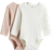 H&M Baby Langærmet Body - Blød Rosa/Hvid