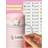 Shein 50-200PCS Clear Name Labels Waterproof Vinyl