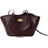 Gina Tricot Faux Leather Small Tote Bag Strap Clutch - Burgundy
