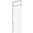 House Nordic Rach Trento Vit Klädhängare 3x82cm