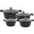 Cheffinger Grytor Set med lock 8 delar