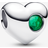 Pandora Engravable May Birthstone Heart Charm - Sterling Silver