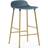 Normann Copenhagen Form Brass/Blue Bar Stool 77cm