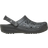 Crocs Classic Floral Cut-Out Clogs - Black Sand