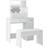 vidaXL 3114115 White Dressing Table 35x86.5cm 2pcs