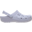 Crocs Classic Tofflor Med Utskurna Blommor - Grå