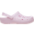 Crocs Classic Floral Cut Out Clogs - Pink Milk