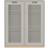 Asplund Snow E Light Grey/Oak Glass Cabinet 90x109cm