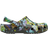 Crocs Classic Clog Painted Floral Graphic - Black Sand