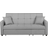 Beliani Glomma Grey Sofa 207cm 3 Seater