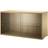 String VS7830-05-1 Glass Oak Shelving System 78x42cm