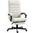 Vinsetto High-Back Cream White Office Chair 114cm