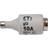 Smältpropp DII 10A GL-GG Röd 5-pack
