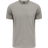 Hummel Men's Red Basic Short Sleeve T-shirt - Grey Melange