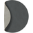 Lind DNA Cloud Circle Reversible Anthracite/Light Grey Coaster 10cm
