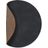 Lind DNA Cloud Reversible Circle Black/Brown Coaster 10cm