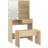 vidaXL 3114109 Sonoma Oak Dressing Table 40x74.5cm 2pcs